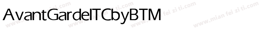 AvantGardelTCbyBT Medium字体转换